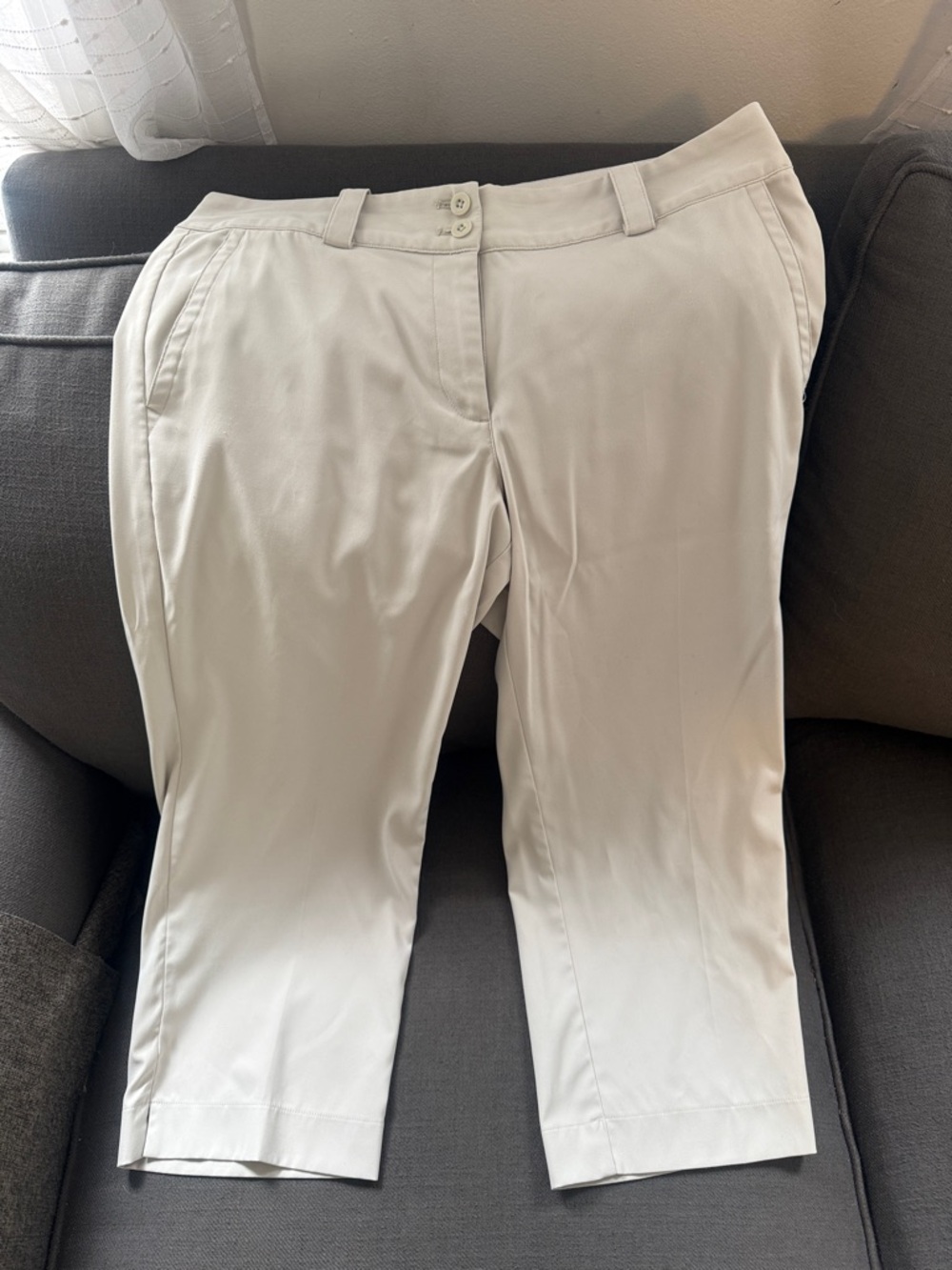 Nike Golf Cropped Light Beige Dress Pants